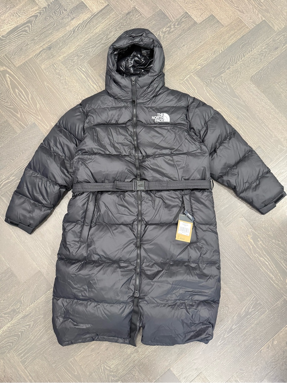 The North Face Nuptse Belted Long Women’s Down Parka - Size XL - NEW
